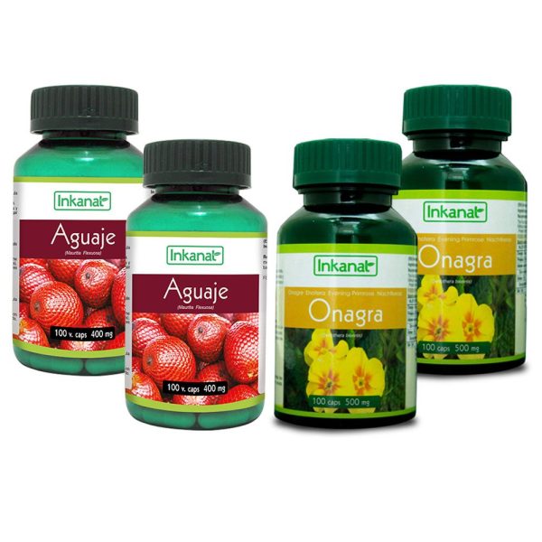 Aguaje y onagra en capsulas